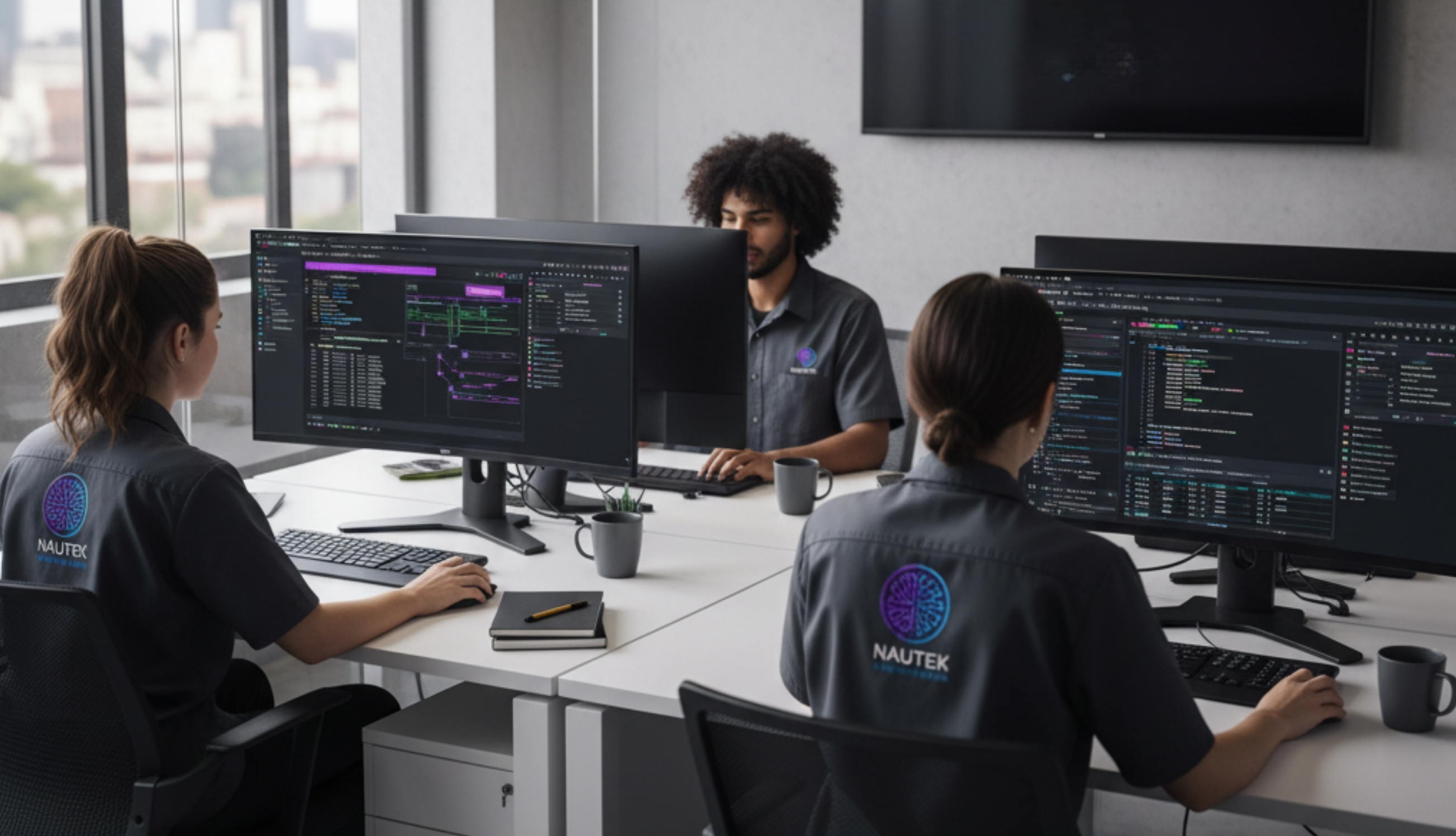 Dashboard de automação com IA mostrando fluxos de trabalho
